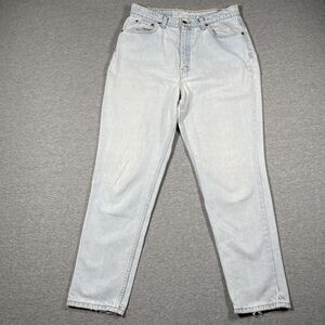 VTG Levi's Jeans Womens 14 30x27 Blue Tapered Slim 100% Cotton Made In Canada